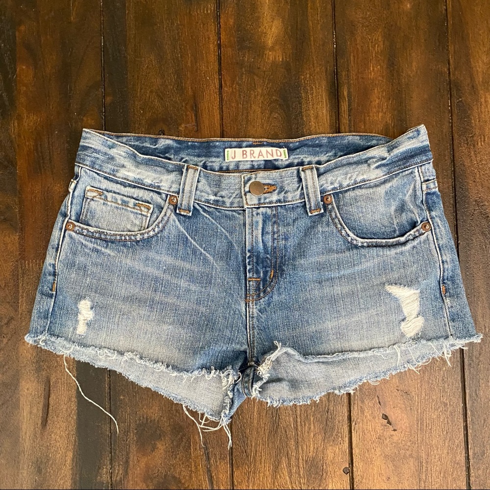 J Brand Cut Off Denim Shorts